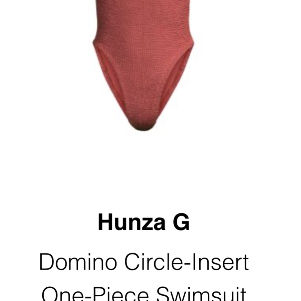 Hunza G One Piece Swimsuit in Metallic Rosewood - Picture 4 of 4